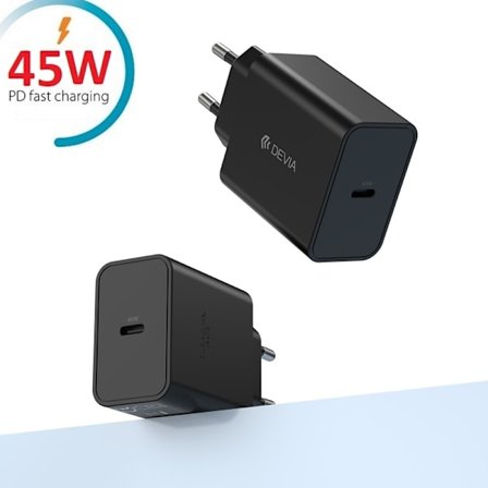 45W USB-C Snabbladdare PD för iPhone 17/16/15/14/13/12/11, Samsung