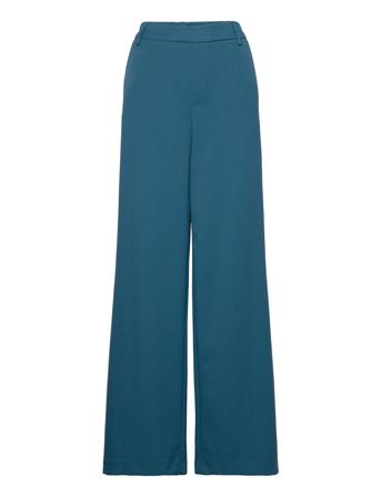 Vivar Hw Wide Pant Vide Bukser Blå Vila*Betinget Tilbud