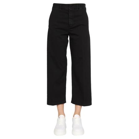Department Five, Cropped Jeans Zwart, Dames, Maat:W28