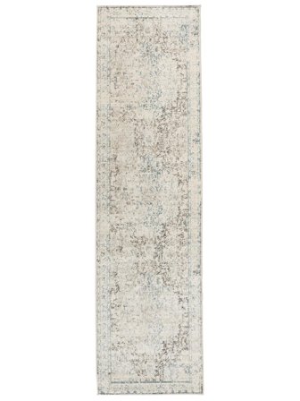 Medallion Nadia Bianco Crema/Greige Piccolo Oeko-Tex Tappeto