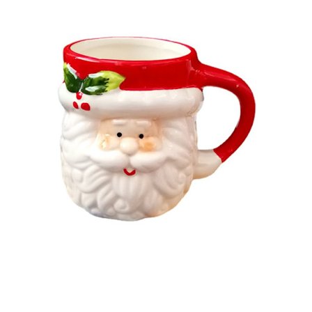 Julekrus Keramisk Dyrekopp Julenissen Elg Par Vannkvern Kaffe Te M