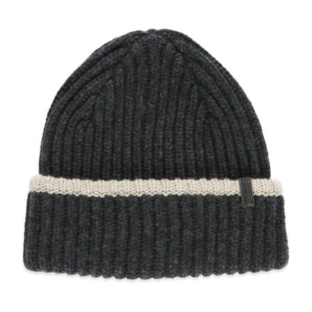 Brunello Cucinelli - Hattar - Grå - Dam - Storlek: L, Dam, Storlek: L
