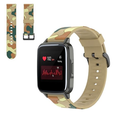 Haylou SmartWatch LS01 naamiointikellonauha - Maastopuku Khaki