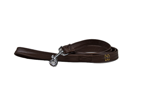 Gustaf och Evita - Hundkoppel/Kattkoppel Skinn Brun 180 cm, 20 mm - Hund - Halsbånd - ZOO.no