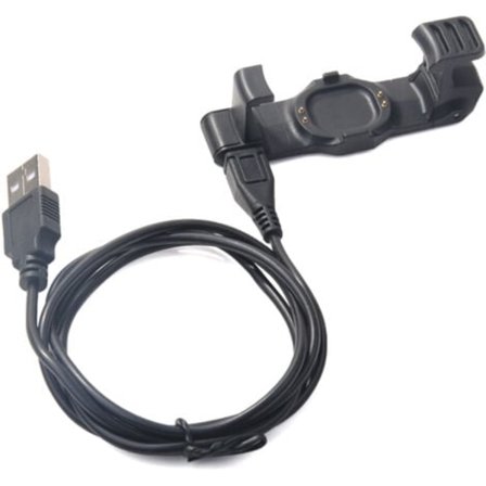 Oplader med Micro USB-kabel til Garmin Forerunner 225 GPS-ur Smartwatch.