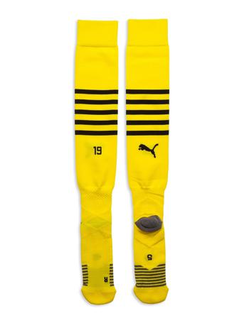 Team Bvb Hooped Socks Replica Socks & Tights Football Socks Gul PUMA