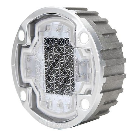 IP68 Solar Jordlampe LED Dobbelt Reflekterende Nedgravet Lampe Vejskilte til Indkørsler Gårde Veje Grønt Blink