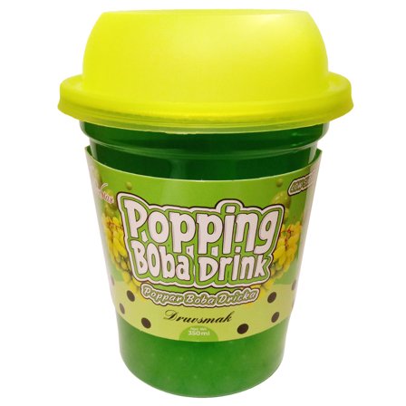 Druvdryck med Poppar Boba 350 ml