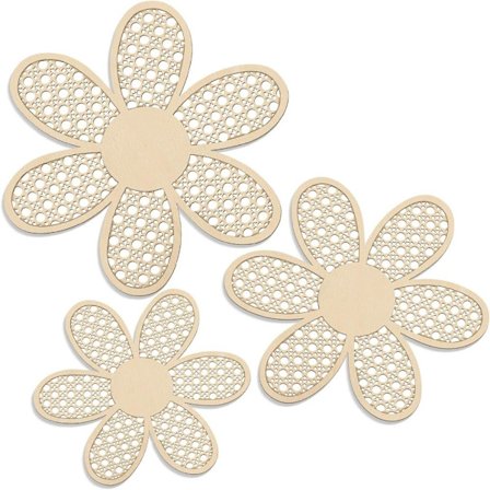 3stk Daisy Treveggskilt Daisy Flowers Hengeplakettskilt