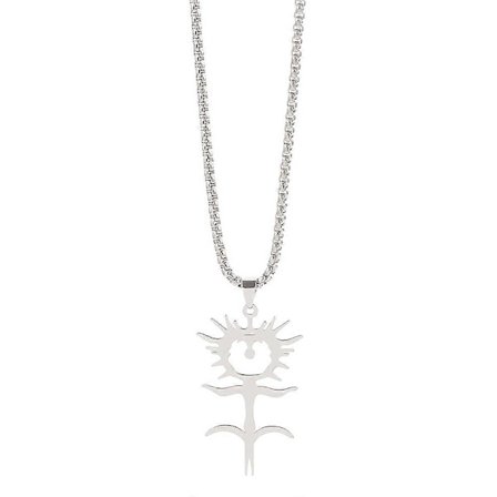 Moderigtige Ghostemane Charm Halskæder til Kvinder Mænd Halskæder Vedhæng Smykker, 1 stk., sølv