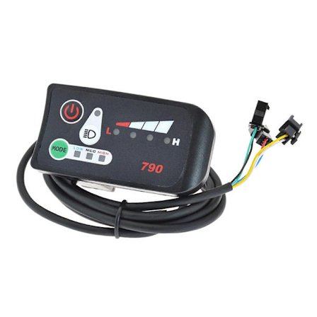 24V/36V/48V Elektriske cykler Bike 790 LED Display Controller Plastikpanel Elektriske cykler Tilbehør