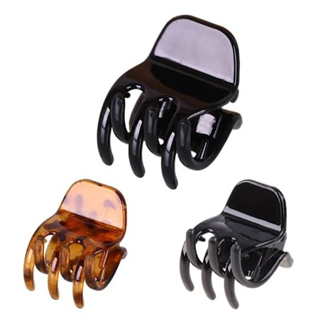 24 st/set 0,9 tum mini hårnålklämma svart