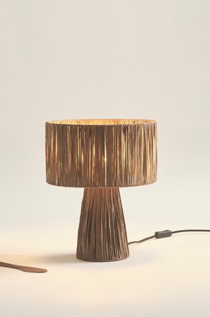 Jotex - GEMINI bordlampe Brun - Kjøp Bordlamper hos Jotex