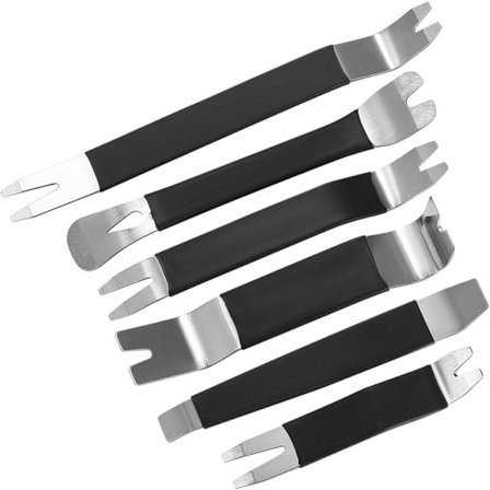 6-delt demonteringsverktøy for bilsett, demonteringsverktøy for bilreparasjon, plastdemonteringssett for bil, for bilverktøy, lyd, video, bord B
