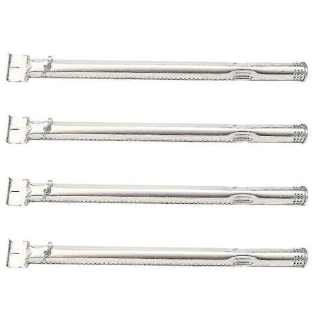 4-pakning Rørbrannere i rustfritt stål erstatning for Charbroil Grill[PB] (FMY)