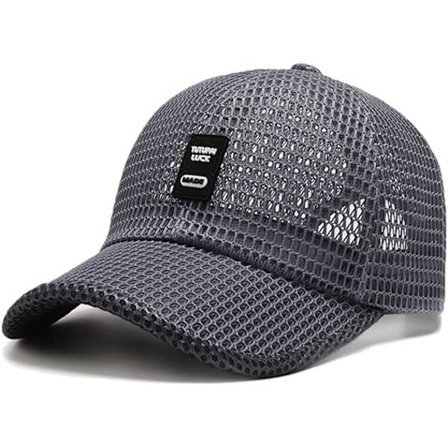 Sommer Mesh Baseball Cap for Menn Kvinner Trucker Mesh Hat Baseball Caps Utendørs Sports Løpehatt