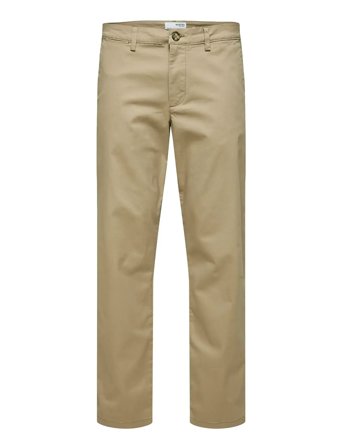 Slh196-Straight New Miles Flex Pant Noos Grey Selected