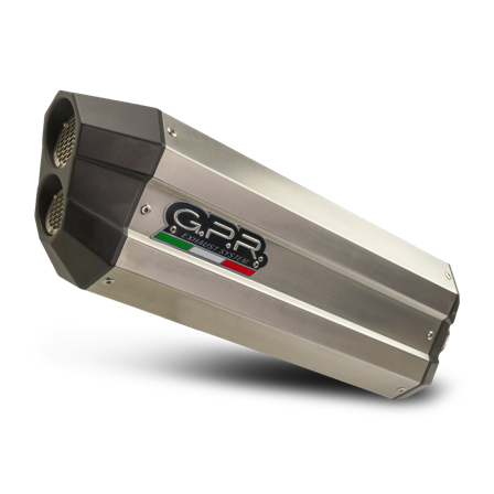 Compleet Uitlaatsysteem G.P.R. Sonic Titanium Geborsteld Titanium - Yamaha T-MAX 560 2020-2022