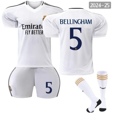 Jud- 2425 ny Real Madrid Home fotbollströja 5 Bellingham 26