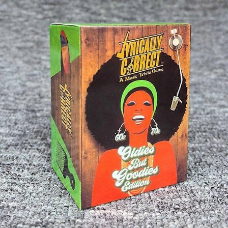 Lyrically Correct Et Musik Trivia Kortspil for Venner, Sjovt Festspil for Voksne, Familiesammenkomster, Spilaftener[YJD]