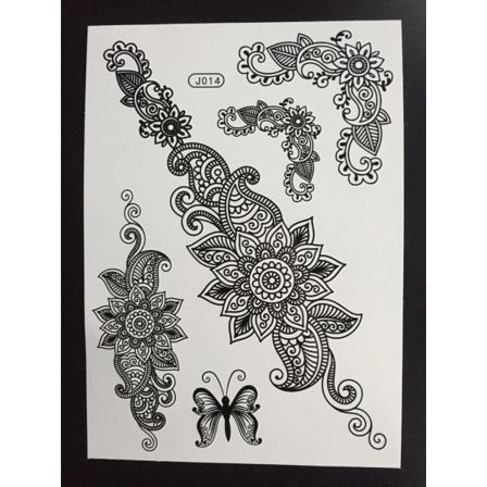 Tillfällig Tatuering 21 X 15cm - Armband Mönster