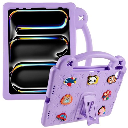 Till iPad Pro 11 (2024) EVA Foam Stand Skal Fodral - Lila