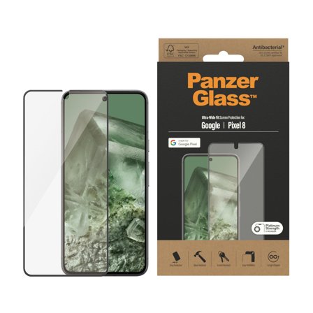 PanzerGlass skjermbeskyttelse for mobiltelefon - ultrabred passform