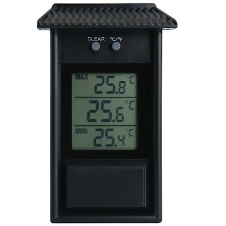 Drivhustermometer, Vandtæt Min Digital Drivhustermometer Monitor 0,1c Opløsning