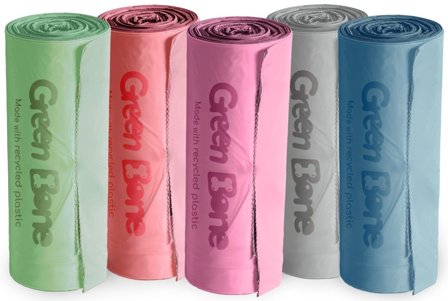 Green Bone Hundeposer tilfeldig farge 50st/rull