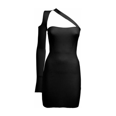 Andrea Adamo, Short Dresses Zwart, Dames, Maat:L