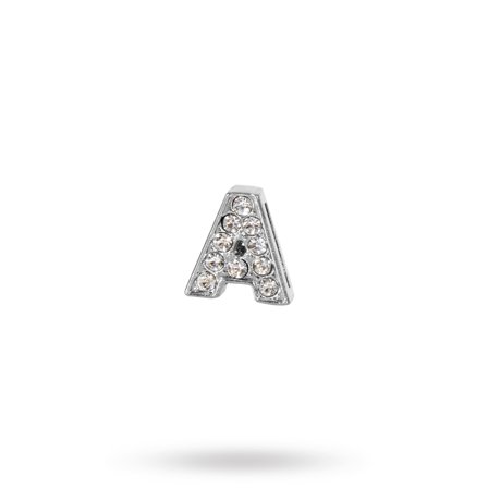 Rhinestone Crystal Letters A- Hundhalsband
