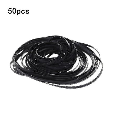Parannetut 50 kpl Universaali Sekoitettu Kasettisoittimien Hihnat, Sekalaiset Yleiset Litteät Kumilenkit CD- ja DVD-tallentimille, Walkmanille (GTA517