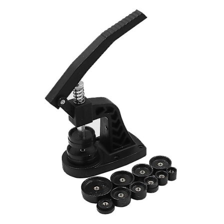 Urværkspresseværktøj med urbatteriværktøjssæt 12 matricer Manuel urkrystal forside bagside kasse dæksel