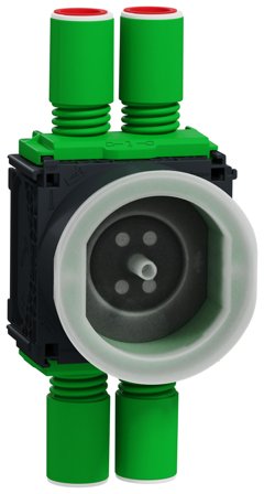 Schneider Electric IMT80259 Apparatboks 4 stusser, Installasjonsmaterial