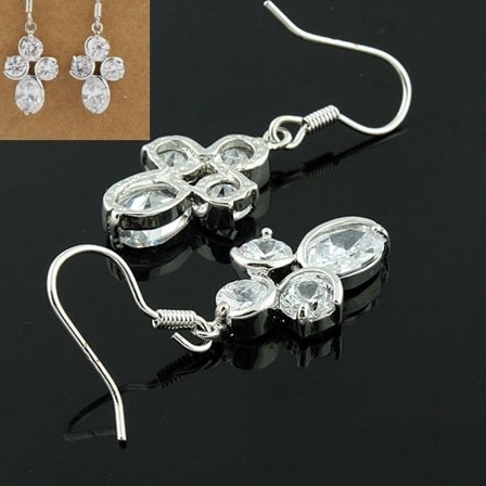 Örhängen Koppar CZ