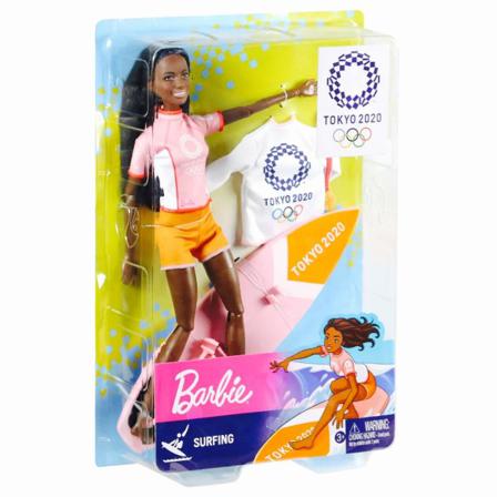 Barbie Olympic Tokyo 2020 Surfing Gjl76 Multifärg