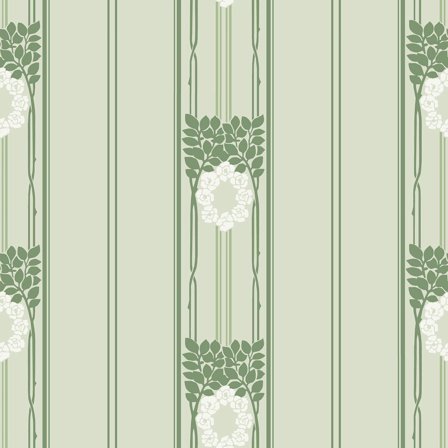 Duro Tapetprov, Ramsjö 697-03P Gammalsvenska QuickUp, Grön, L, , Färg & tapeter