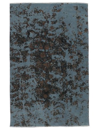 Handgeknüpft Colored Vintage 176X277 Vintage Persischer Wollteppich Schwarz/Dunkelblau