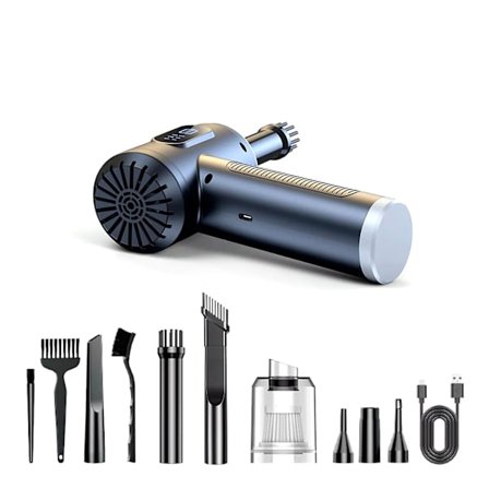 Sähkökäyttöinen johdoton minipuhallin, korkeapaineinen tietokoneen ja auton puhdistukseen