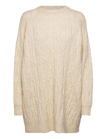 Vision Knit Cable Pulllover Creme Moshi Moshi Mind