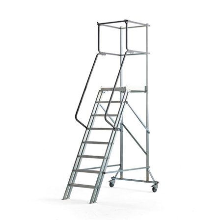 Arbeidsplattform ALOFT på hjul, 8 trinn, H1600 mm