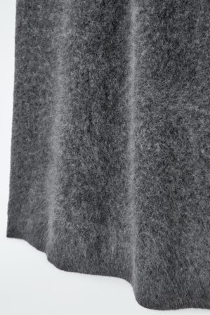 COS Sukienka Maxi Ze Szczotkowanego Kaszmiru in Szary