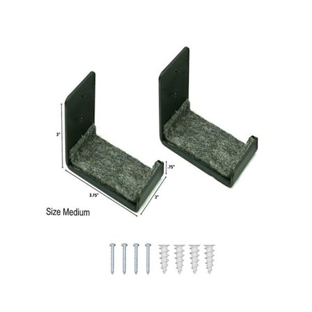 2 par Snowboard Vægmonteret Skateboard Display Rack 1 1