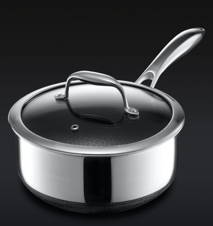 HexClad Gryte med lokk 2.8L, Non-stick