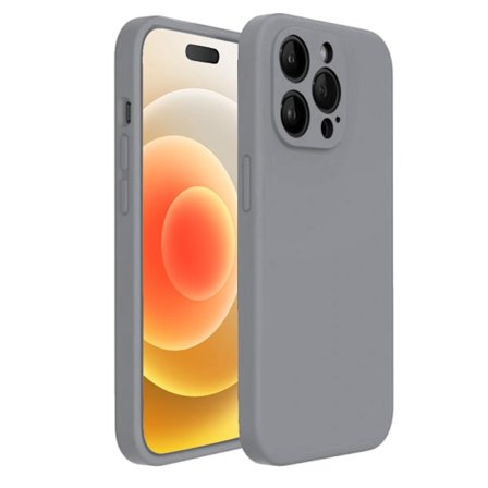 iPhone 12 Pro Matt Grå Skal - Med Kameraskydd