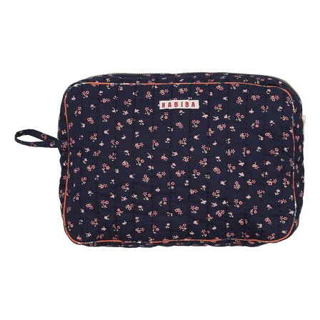 HABIBA Fleur Toiletry Bag Indigo, Tøj & Bolig, Makeup- & Toilettasker, Toilettasker
