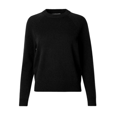 Samsøe Samsøe, Boston O-neck Zwart, Dames, Maat:M