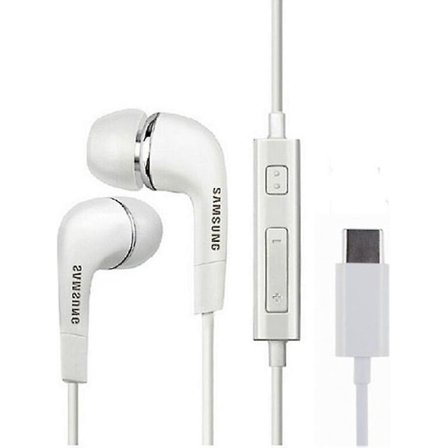 Samsung EHS64AVFWE Headset USB-C In-Ear Hovedtelefoner Kompatibel med Smartphone - Hvid