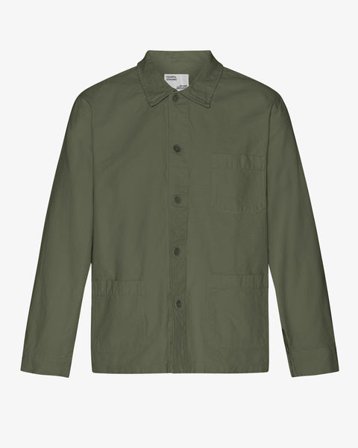 Organic Workwear Jacket - Dusty Olive - Male - 2XL
