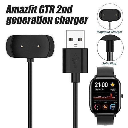 Latauskaapeli yhteensopiva Amazfit Gts 2, Gts 2 Mini, Gts 2e, Gtr 2, Gtr 2e, Gts 4 Mini, T-rex Pro, Bip 3, Bip U, USB-latauskaapeli telakointikaapeli